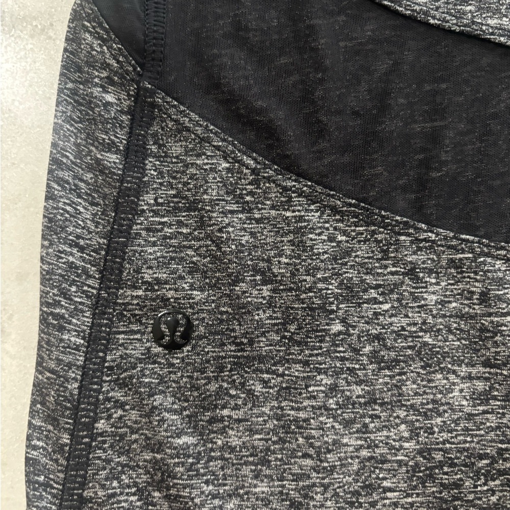 lululemon athletica Black and Gray Muscle Tee - Picture 3 of 4